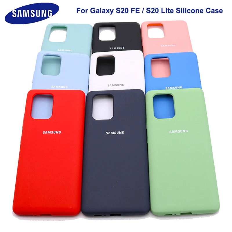 Funda de silicona para Samsung Galaxy S20FE, carcasa protectora trasera con acabado suave al tacto para Samsung Galaxy S20 Lite S20 FE