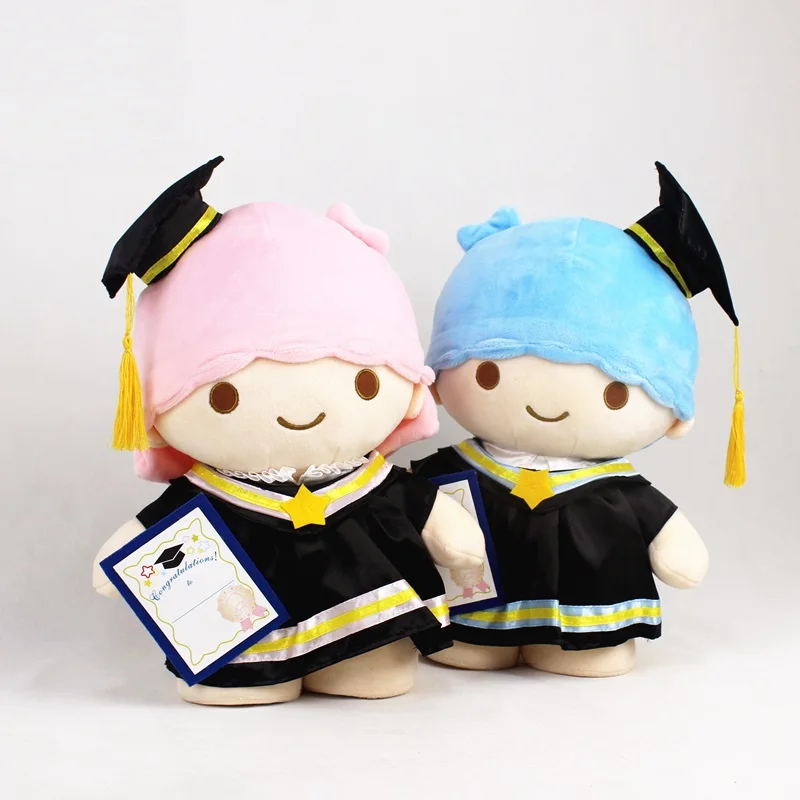 Candice guo плюшевая игрушка, которая проигрывает мелодии из Cinnamoroll персонажи Little Twin Stars героев шоу «Улица Сезам», «ампамман доктор шляпа кукла выпускников Выпускной подарок 1 шт