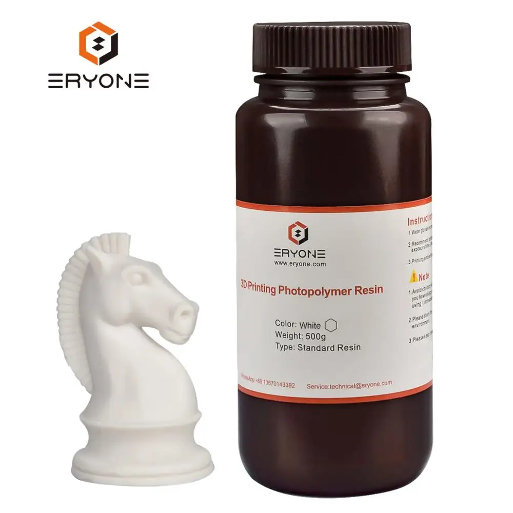 ERYONE 405nm UV Resin for DLP LCD 3D Printer Photopolymer Translucent Ultralow