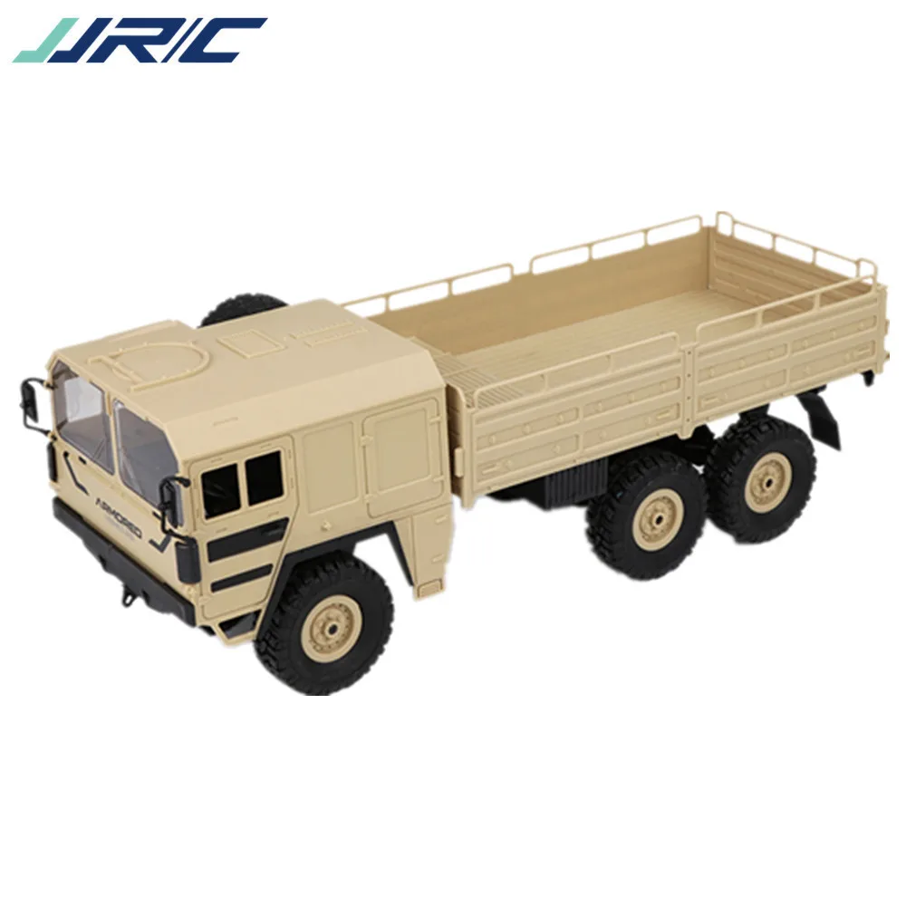 JJRC Q64 1/16 2,4 ГГц 6WD пульт дистанционного управления военный грузовик внедорожный альпинистский Радиоуправляемый автомобиль военная модель транспортер грузовик
