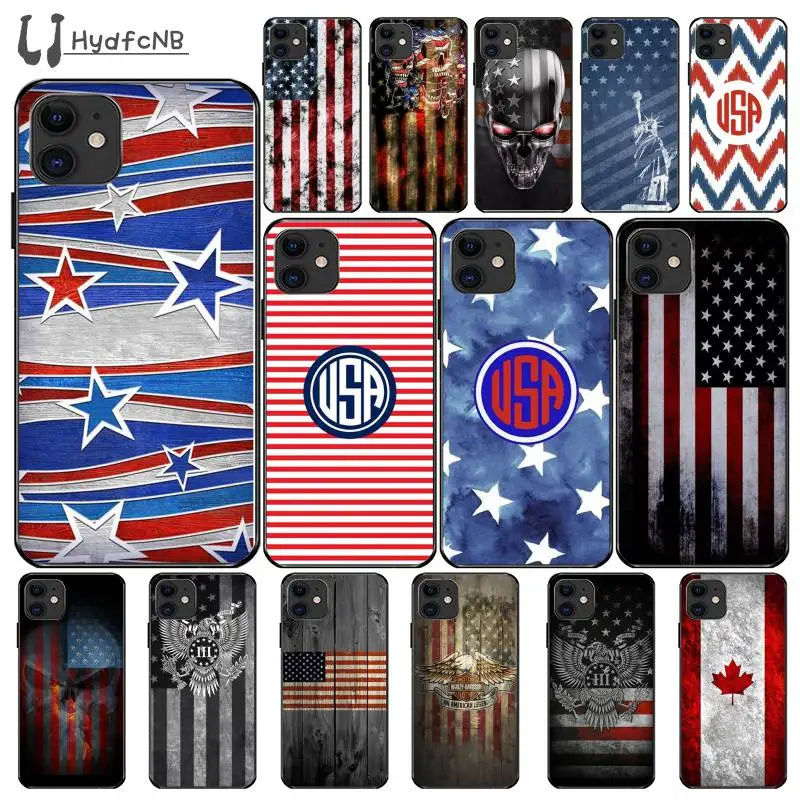 LJHYDFCNB США Америка Канада Флаг ТПУ Мягкий силиконовый чехол для телефона iPhone 11 pro XS