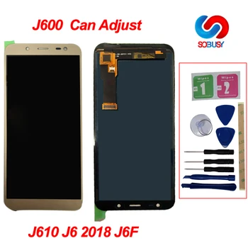 

Adjust Brightness J600 LCD For Samsung Galaxy J6 2018 LCD Display J600F J600Y LCD Display Touch Screen Digitizer Assembly Parts