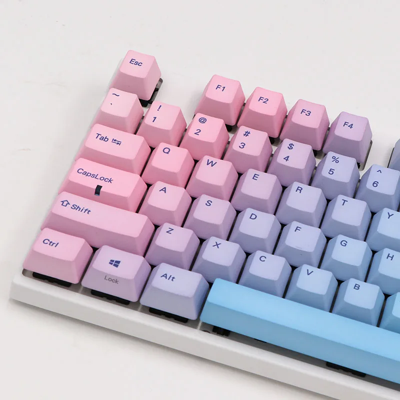 Keypro Blue enchantress цветная Сублимация PBT пропитанная механическая клавиатура
