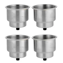 4 шт утопленная капля из нержавеющей стали держатель для напитков с сливом для лодки яхты автомобиля морской RV(серебро