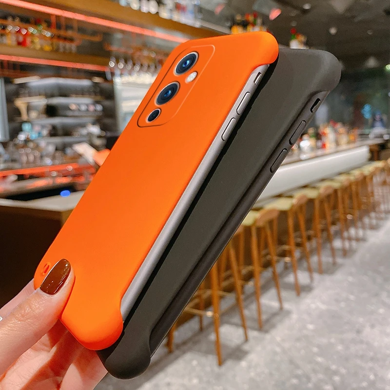 Borderless Protective Case For Oneplus 9 Pro For One Plus 10 8T 8 7 7T Pro 1+9R 10 Candy Color Matte Frameless Shockproo_voghion.com