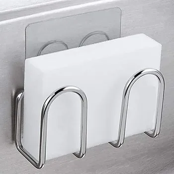 

304 Stainless Steel Nail Free Multi Function Kitchen Organizer Stainless Steel Nail Free Multi Function Kitchen Shelf Accessorie