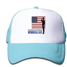 HHNYL сетчатые кепки ветераны, Дальнобойщик, кепки, бейсболки регулируемые для детей, малышей