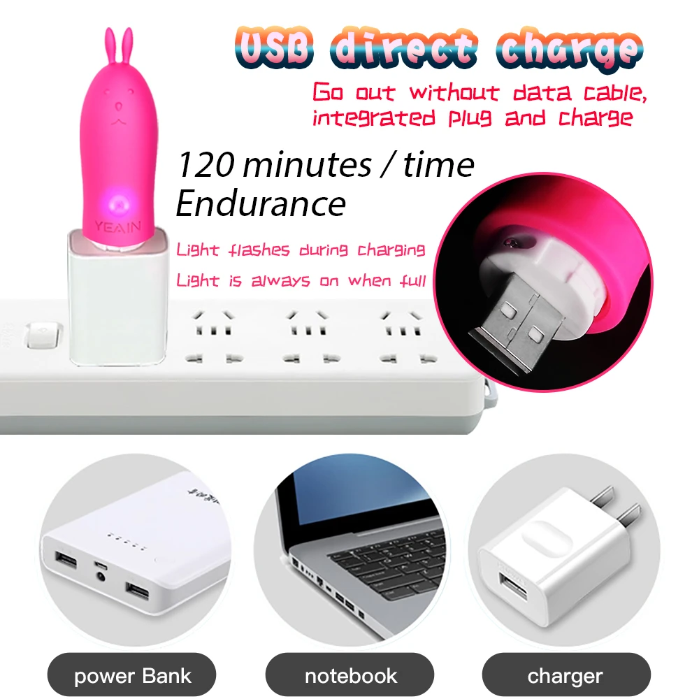 Leistungsstarker Kugelvibrator, Klitorisvibrator mit 10 Modi, tragbarer Mini-Taschenstimulator, G-Punkt-Klitoris_voghion.com