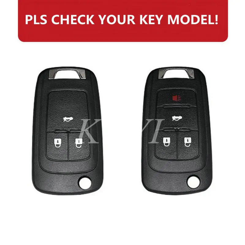 Leather Car Folding Key Case Cover For Chevrolet Cruze Aveo Trax Sail Malibu Captiva Opel Vauxhall Astra J Corsa Insignia Mokka