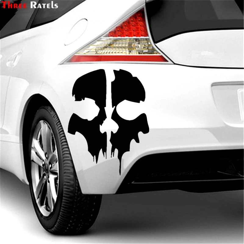Three Ratels Fd412 Car Styling Per Call Of Duty Ghost Car Window Bumper Wall Laptop Vinyl Decal Sticker