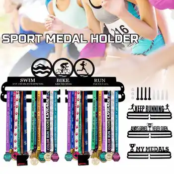 

Running Sport Medals Holder Medal Hanger Storage Rack Inspirational Decor Swim Competition Medal Display Frame Organizer Rack