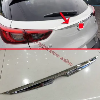

ABS Chrome Rear Door Trunk Lid Cover Trim Exterior Molding Stickers For Mazda CX-3 2015 2016 2017