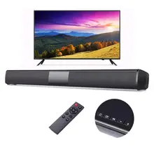 20w coluna sem fio portátil soundbar bluetooth alto-falante poderoso 3d música som barra de cinema em casa aux 3.5mm tf para tv pc