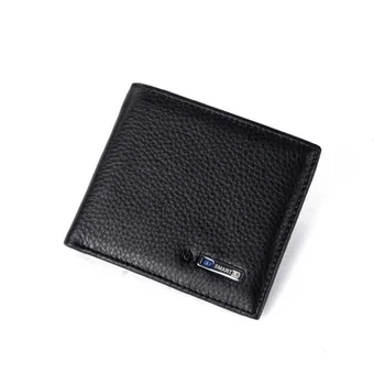 

Fabala Anti-lost Artificial Cowhide Leather Smart Tracker GPS Locator Short Anti-theft Purse Wallet Bluetooth