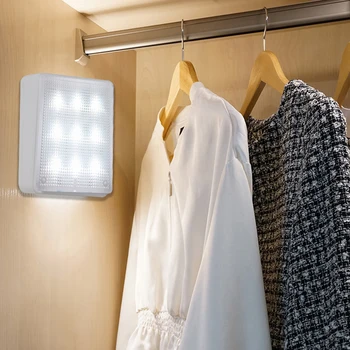 

Cabinet Light Wireless Dimmable Touch Sensor Dual Color LED Night Lamps Battery Power Remote Control Suitable for Kitchen Stair