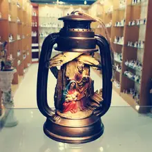 Рождественские украшения для дома Рождества комплект Иисус Христос рождения сцены фигурка Рождественский подарок статуя Святого семейства украшения для рождественской елки