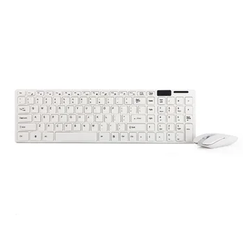 

Gaming Keyboard Mouse Combo Wireless 2.4G Ultra Slim Mute Keyboard Mice Set for PC Laptop Desktop AS99