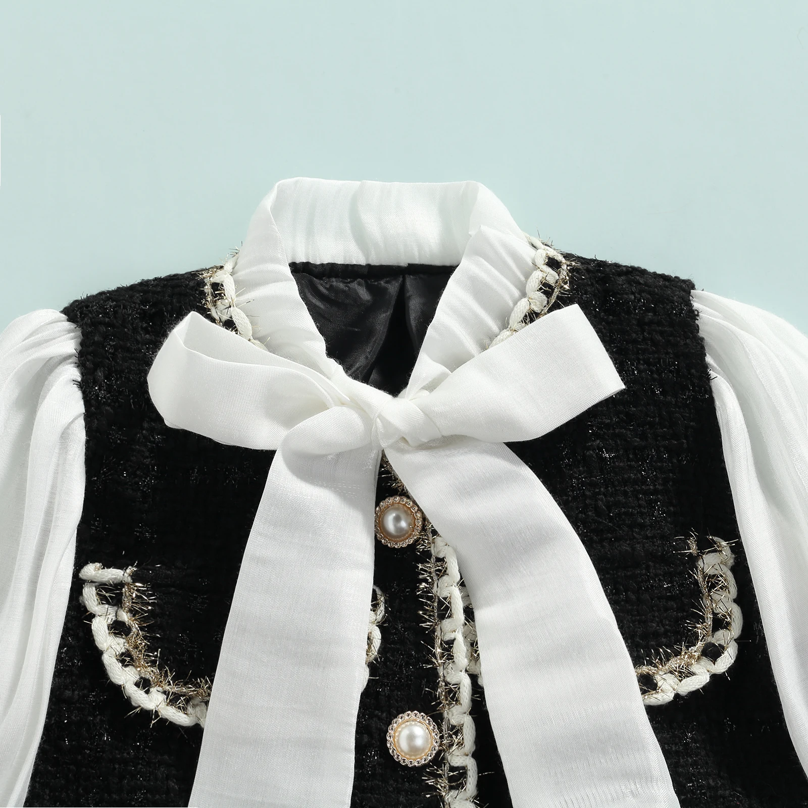 1-6Y Kids Girls Autumn Dress Fashion Baby Long Sleeve Pearls Single-breasted Party Princess Dress Children Clothes girls dress princess costume kids clothes