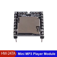 HW-247A Mini MP3 Speler Module Tf Kaart U Disk Mini MP3 Speler Audio Voice Module Board Voor Arduino Df Spelen groothandel