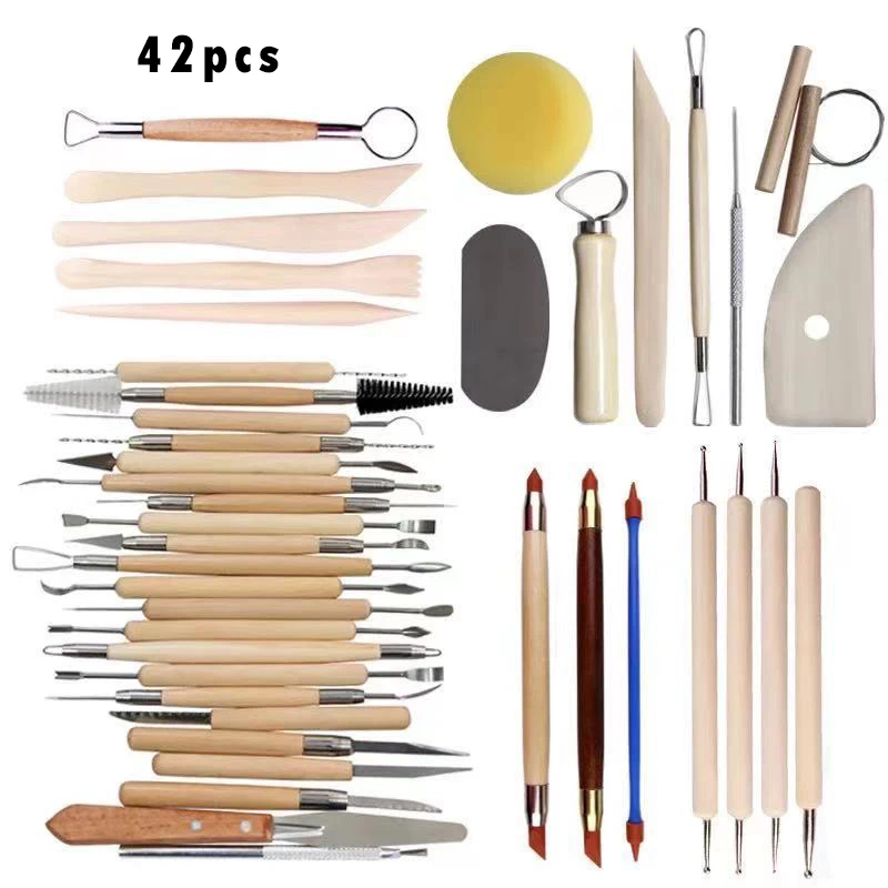 61pcs Polymer Clay Tools Ball Stylus Dotting Tool Modeling Clay Sculpting  Tools Set Rock Painting Kit For Clay Sculpture Pottery - Pottery & Ceramics  Tools - AliExpress