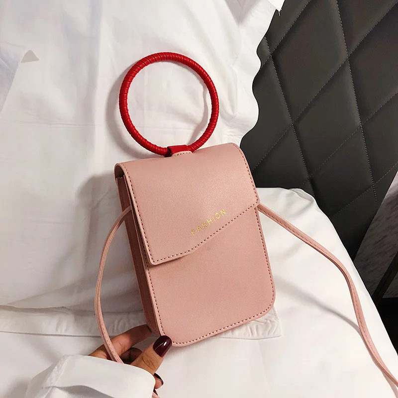 

Ring new girl bag Korean version of Joker slung shoulder chic chain shoulder slung