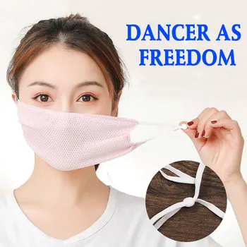 

Unisex Face Mask Anti-dust Anti-droplets Anti-granules Breathable Dustproof Adjutable Mesh Protective Mask Cover Washable