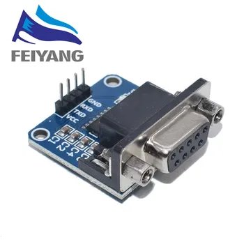 

10PCS MAX3232 RS232 to TTL Serial Port Converter Module DB9 Connector MAX232