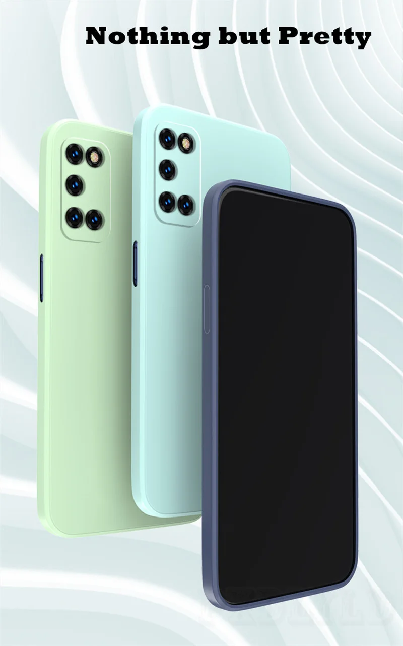 Fashion Square Rahmen Silikon Telefon Fall Für Realme 8 7 7i 6i 6 6s 5 Pro C11 C15 C20 C21 XT X2 Pro GT Neo Weiche Schutzhülle_voghion.com