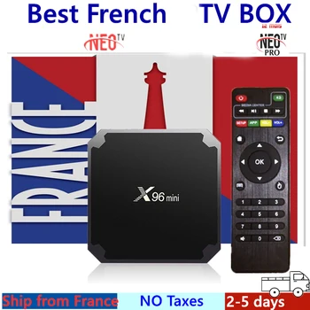 

French IPTV Box X96MINI Android7.1 Box 1G 8G 2G 16G m3u NEO Europe France Arabic Morroco smart tv box only no channels included