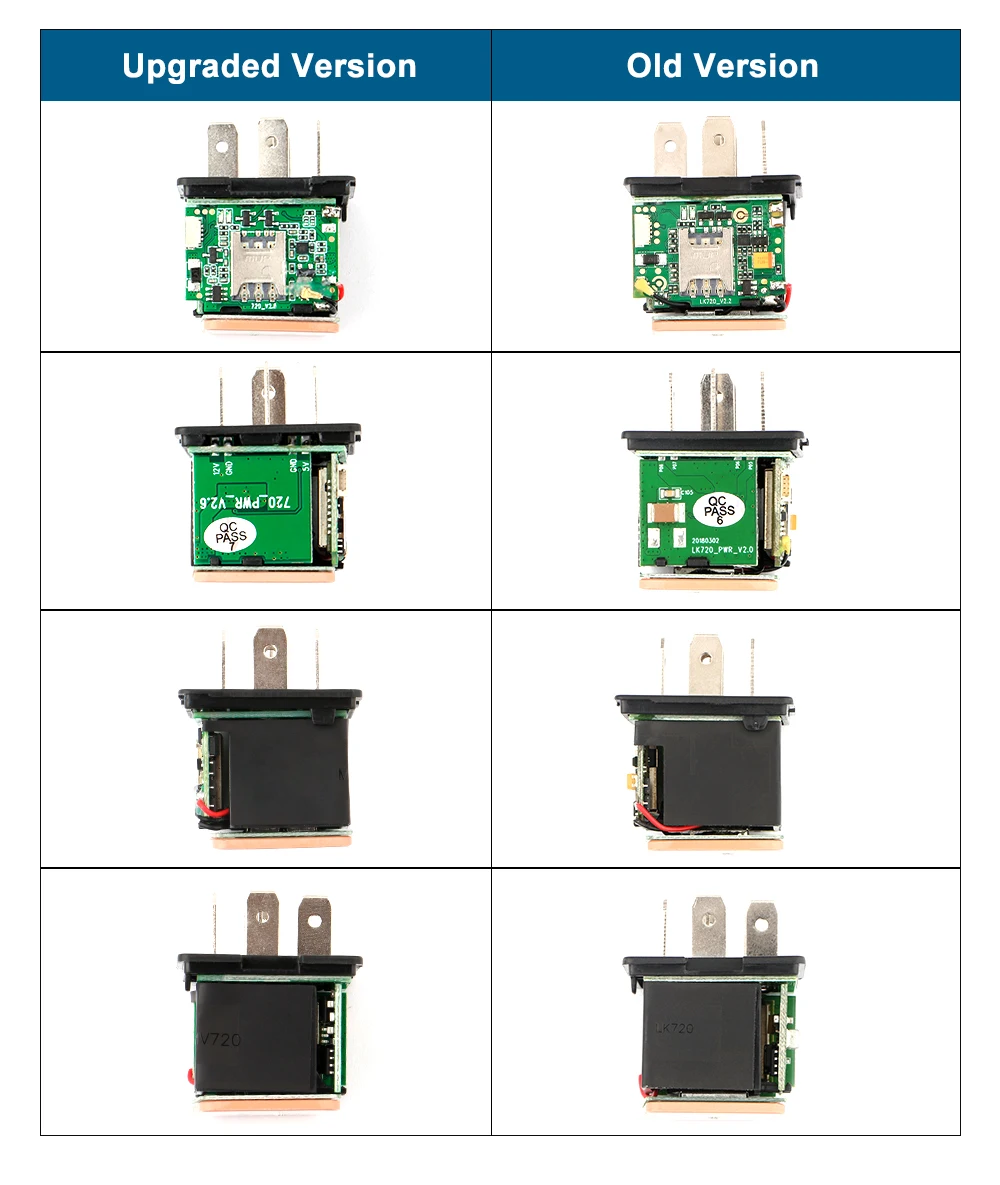 MV720 Relay GPS Tracker Latest Version Mini Shock Alarm Remote Cut Oil Anti-theft Monitoring Locator
