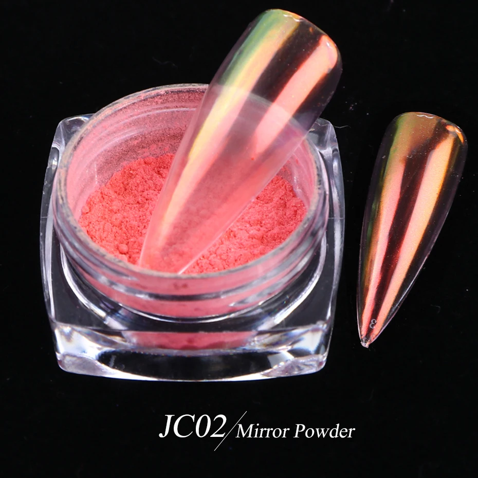 0,2 г Хамелеон блеск для ногтей пыль градиент погружения порошка прозрачный голографическое искусство ногтей украшение для гель-лака наконечник LEJC01-12 - Цвет: JC02