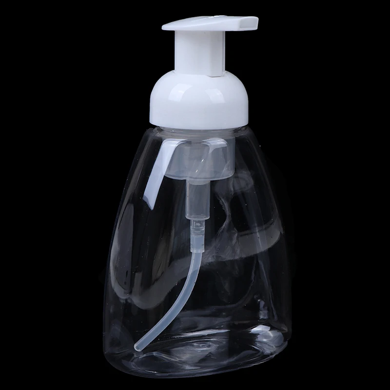 

300ml Hand Pump Plastic Clear Liquid Soap Foam Dispenser Clear Foam Container Bottle