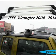 Алюминиевый сплав багажник на крышу автомобиля весы для багажа бар подходит для 04-14 JEEP Wrangler 2004- быстро EMS