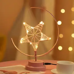 3D ночной Светильник, милый Звездный дизайн, светодиодный подарок для детей, игрушка для детской спальни, декоративный светильник, Домашний