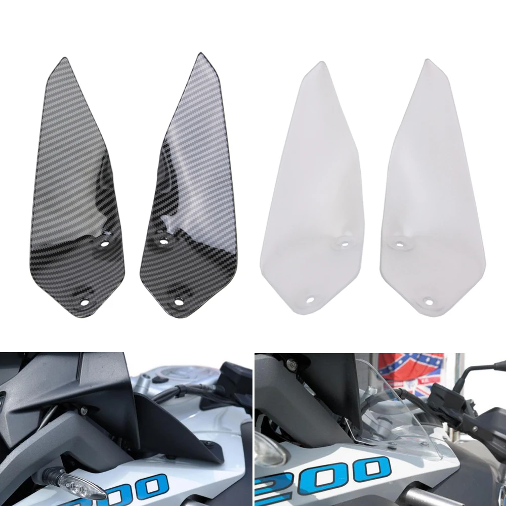 MotorcycleWindDeflectorsABSPlasticAerodynamicWingletsForBMW