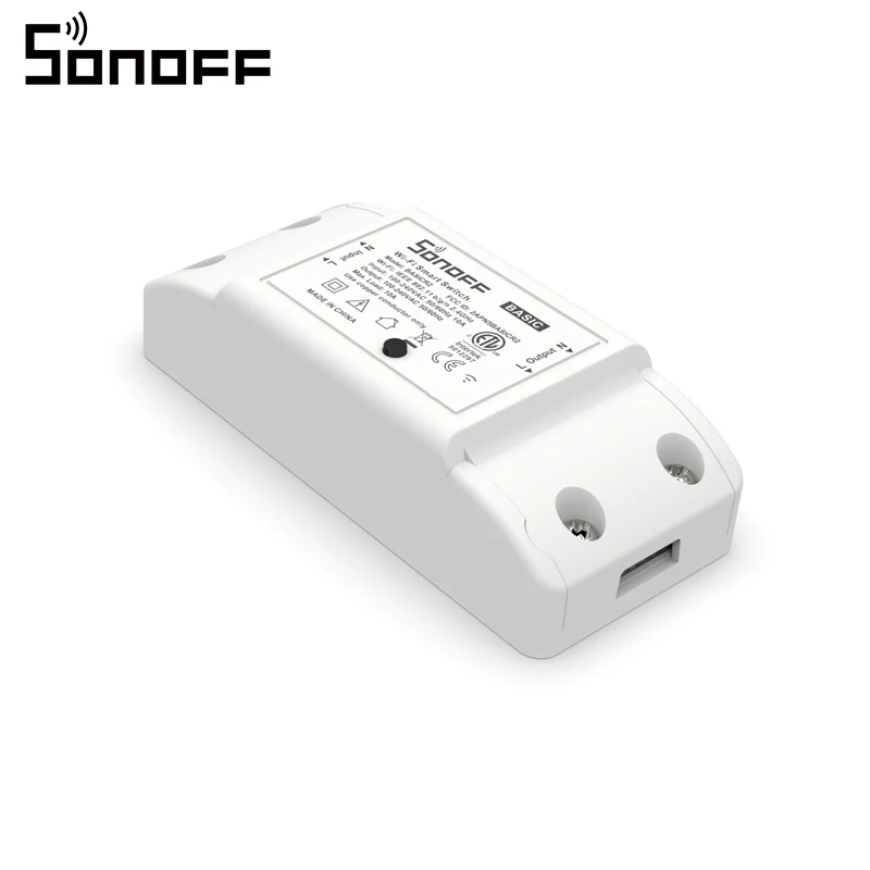 SONOFF BASICR2 Smart ON/OFF WiFi Switch 2/4/6/8/10PCS Light Timer APP/Voice Remote Control DIY Mode Work With Alexa Google Home smart switch