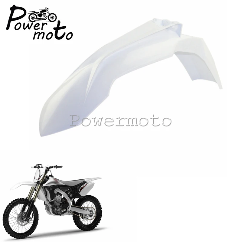 Белое грязезащитное крыло для кроссового мотоцикла переднее SX XC XCF EXC SXF 125 150 300 350