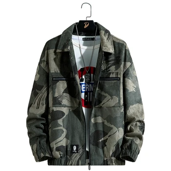 

Jacket Men Brand Jacket Mens Coats Windbreaker Clothing Bomber Style Corduroy Jackets Male New Arrival Hip Hop Multi Pocket C165