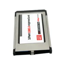 Двойной 2 портами плата PCI Express к USB 3,0 PCI-E адаптер для чипсета NEC 34 мм слот ExpressCard конвертер 5 Гбит/с для ПК