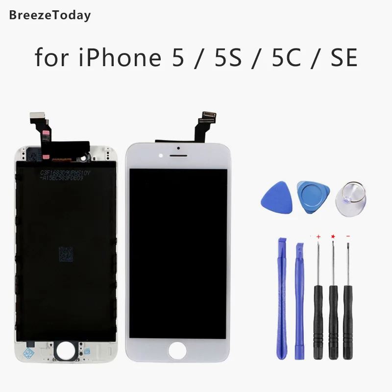 

Mobile Phone LCD Screen For iPhone 5 SE LCD Screen Replacement LCD Display For iPhone 5C 5S LCD   