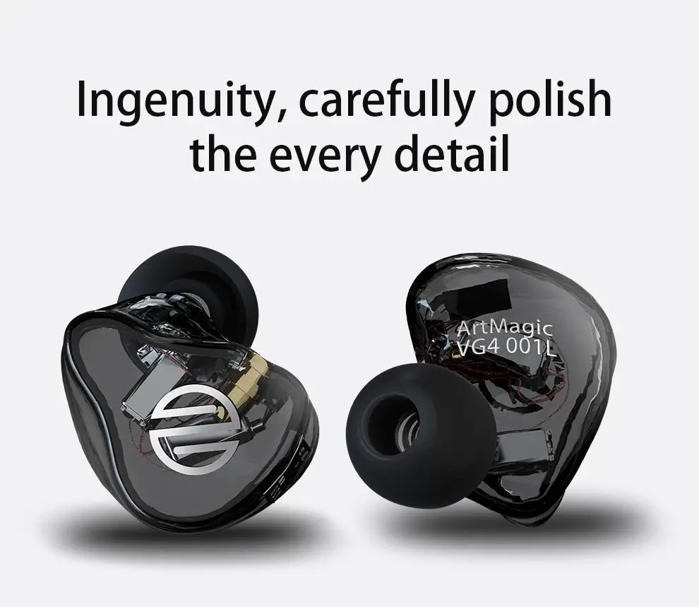 BGVP VG4 4BA Переключатель настройки внутриканальные мониторы Hifi музыкальные наушники со съемным 6N MMCX кабелем для аудиофилов