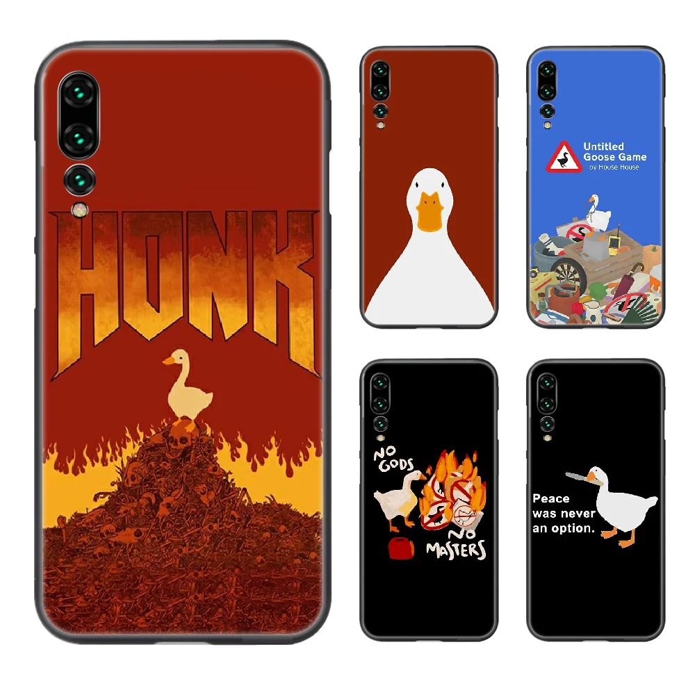 Чехол для телефона без названия гусиная игра чехол корпус Huawei P8 P9 P10 P20 P30 P40 Lite Pro Plus