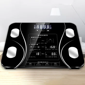

Automatic Scale USB Rechargeable Body Fat Scale Weight Scale Household Measuring Electronic Scale Fat Scale Accurate Body Scale