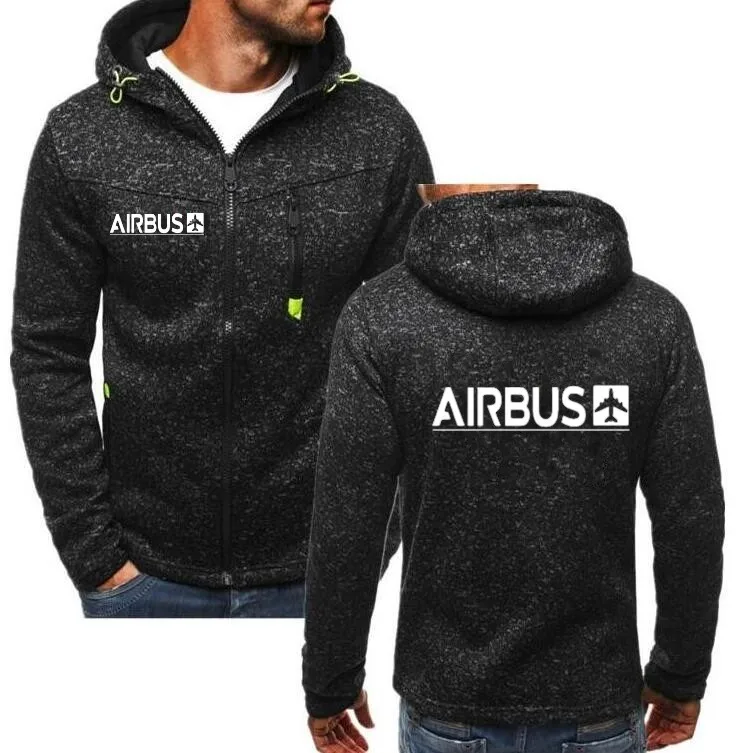 Зима, новая мода, дизайн Airbus, толстовка с капюшоном, мужской кардиган на молнии, толстовка с капюшоном, толстовки, повседневное пальто, топы