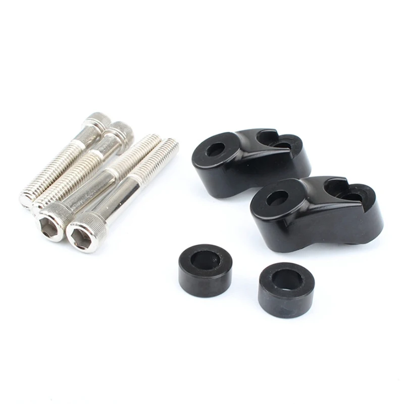 

2 шт., мотоциклетный передний указатель поворота, светильник, кронштейн, черный комплект для 39 мм 49 мм, Sportster FXR FXD Dyna