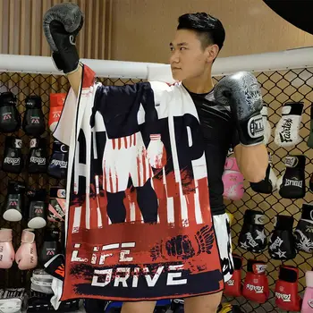 

Microfiber Towel Printed Breathable Water Absorbent Multi-Purpose Outdoor Bath Towels Washcloth Shawl For Fitness