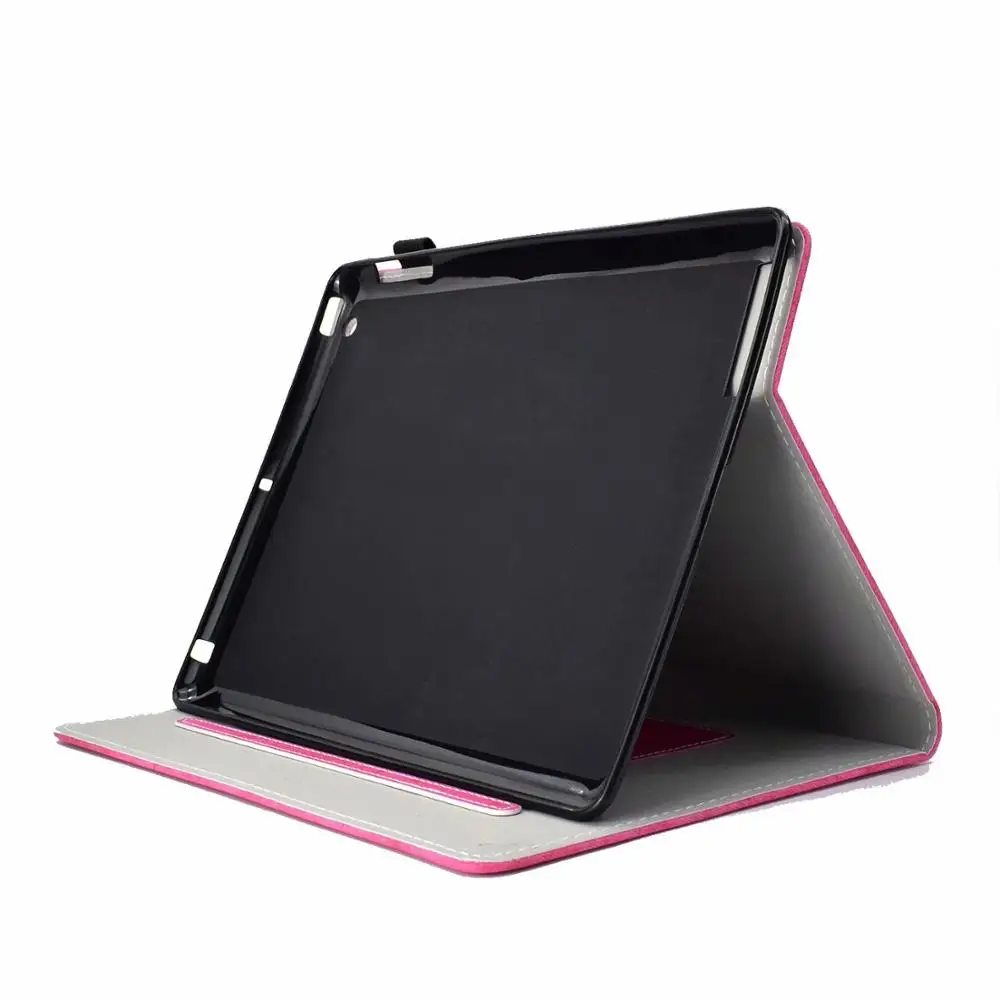 Чистый цвет чехол из полиуретановой кожи для планшета для Apple Ipad 2 3 4 9,7 дюймов Coque Funda чехол для Ipad 2, 3, 4 силиконовый чехол+ ручка