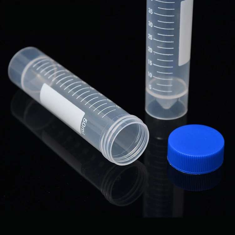 50ml Cryotube Centrifuge Tube With Screw Cap And Scale Medical Equipment Supply , Pack of 50 Pcs