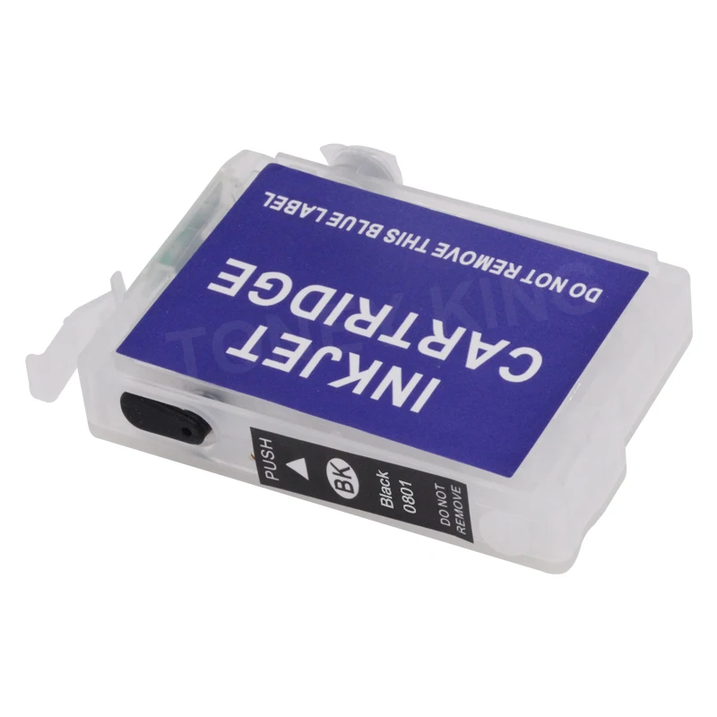 Toney universal(король T0801 Refillable патрон чернил для принтера Epson Stylus Photo P50 T59 R265 270 285 290 360 RX560 585 610 650 685 принтер