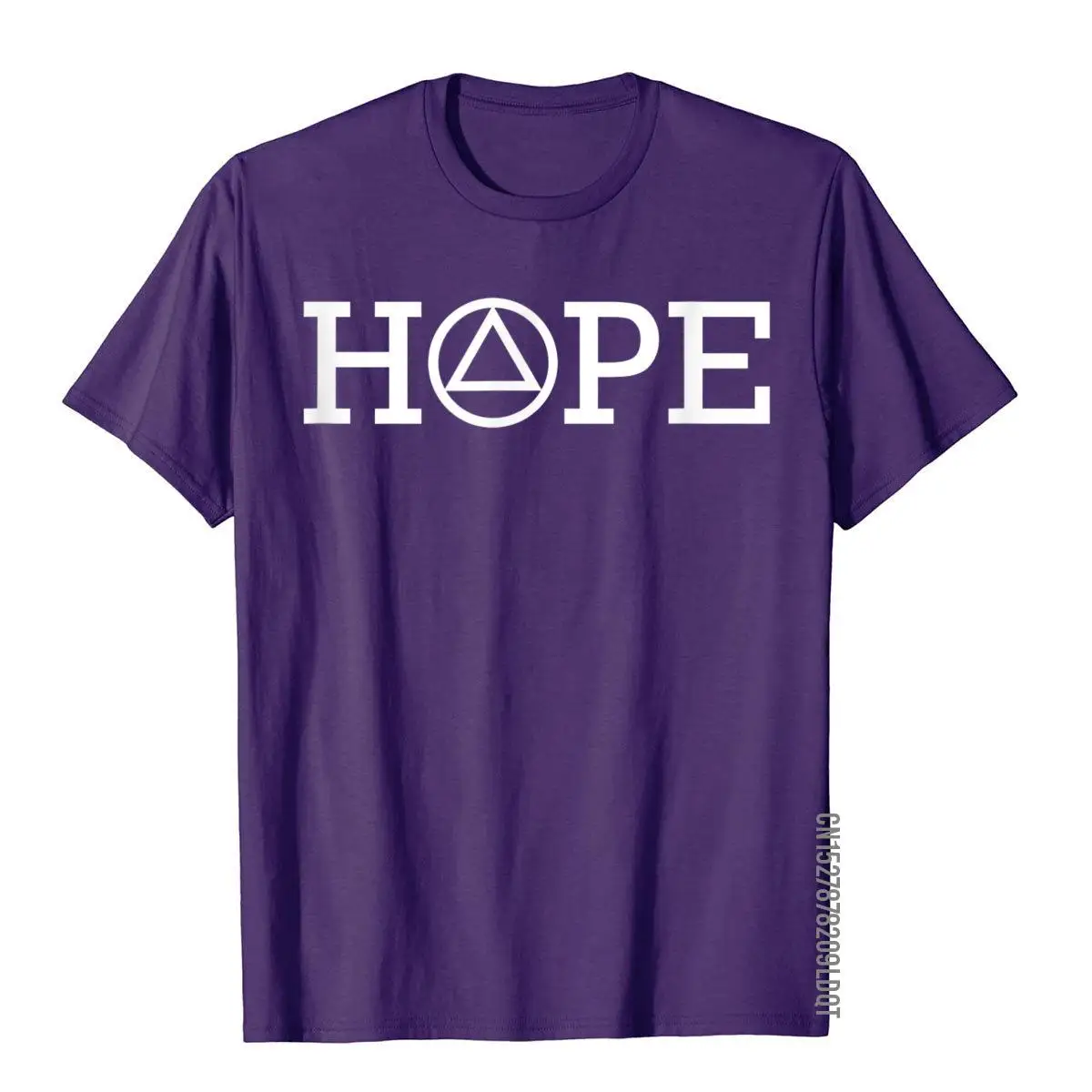 HOPE' - Alcoholics Anonymous 12 Step Recovery T-Shirt__B10289purple